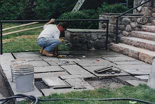 bluestone entryway