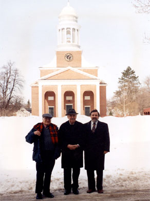 Reverends Fazakas, Hoehler, and Wintle at the Lancaster, MA church